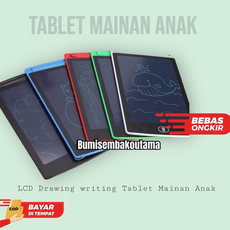 Jual LCD Drawing writing Tablet Mainan Anak Papan Tulis Hapus Board ...