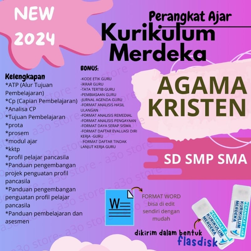 Jual RPP MERDEKA BELAJAR PAK BP, MODUL AJAR AGAMA KRISTEN DAN BUDI ...