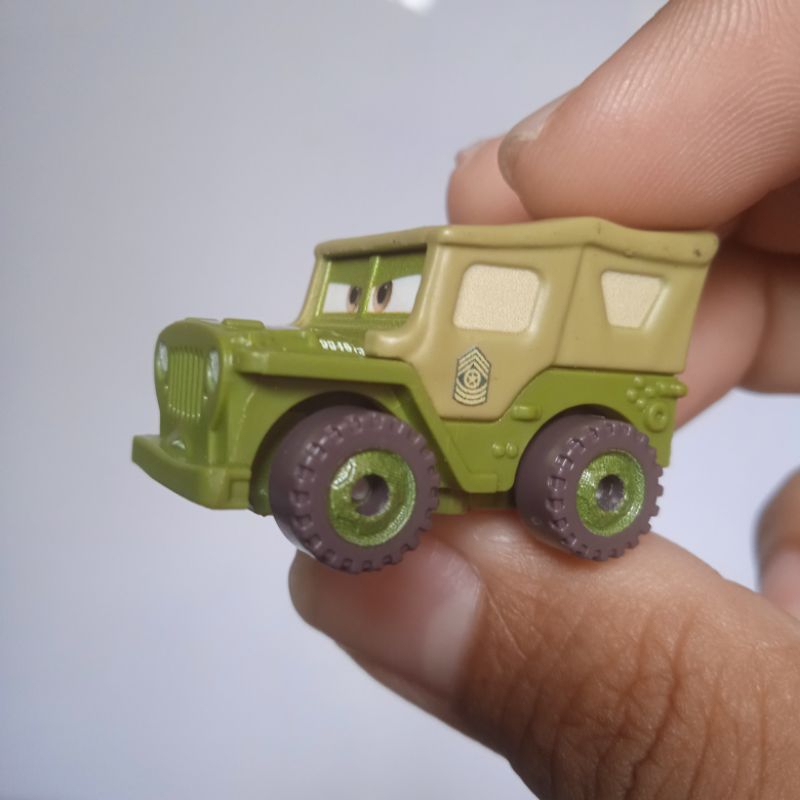 Jual diecast film mini cars 3 racers Disney Pixar sarge no nomer 24 ...