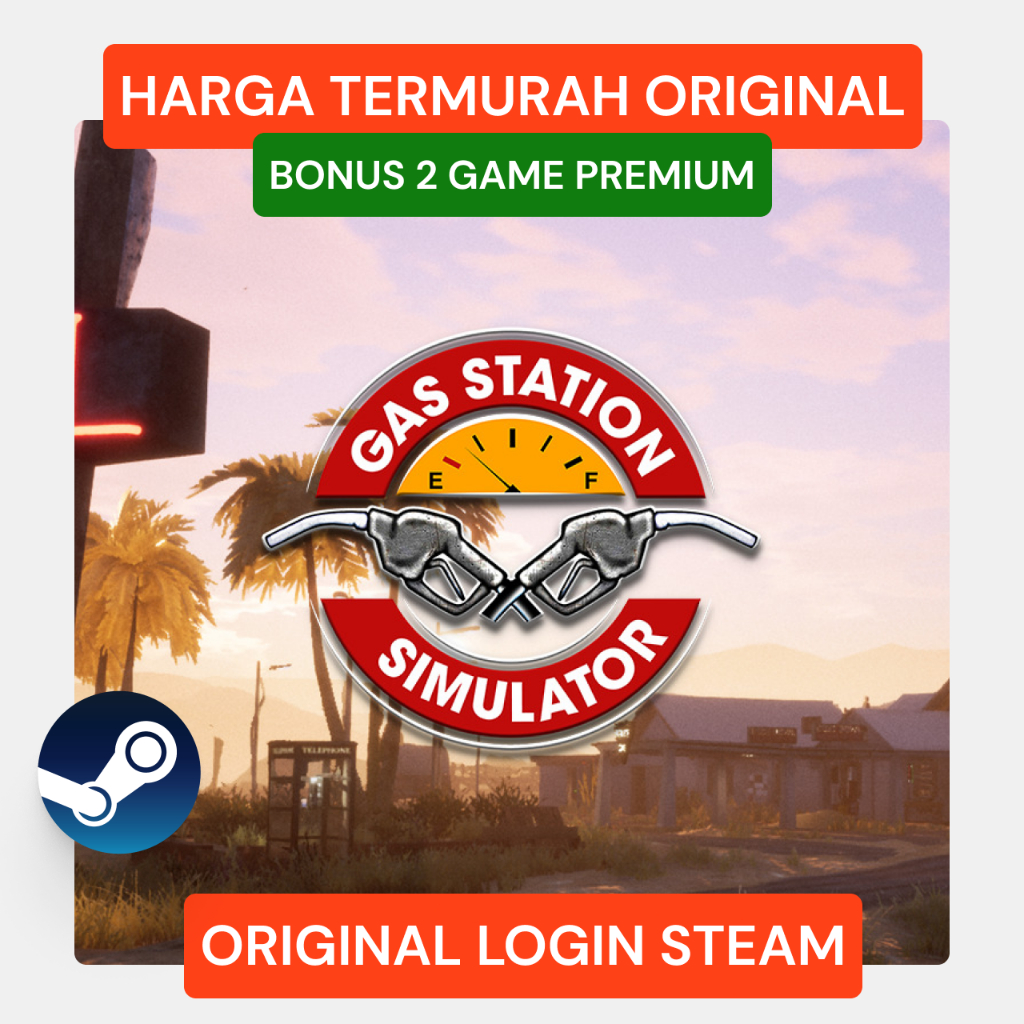 Jual GAS STATION SIMULATOR ORIGINAL LOGIN STIM GAME PC LAPTOP BONUS ...