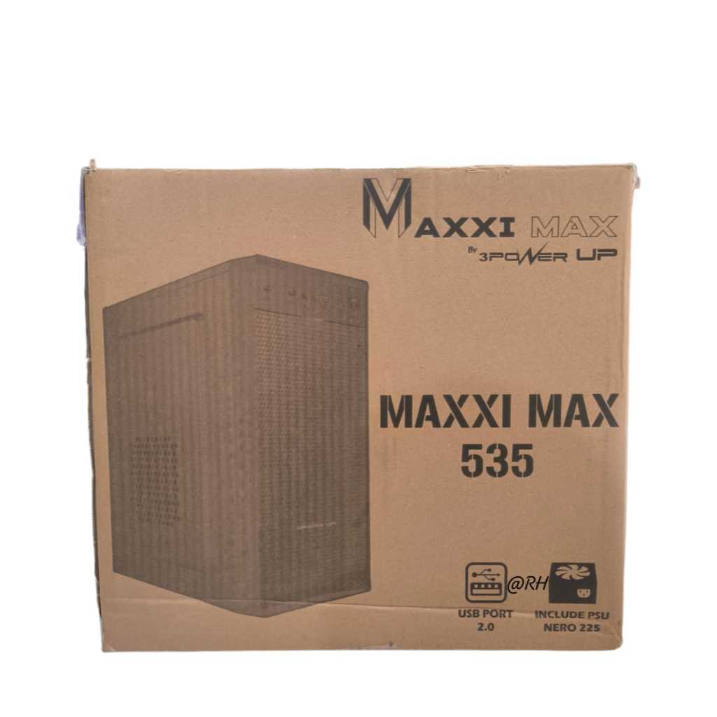 Jual Casing CPU Power UP Maxxi Max 535 include PSU | Shopee Indonesia