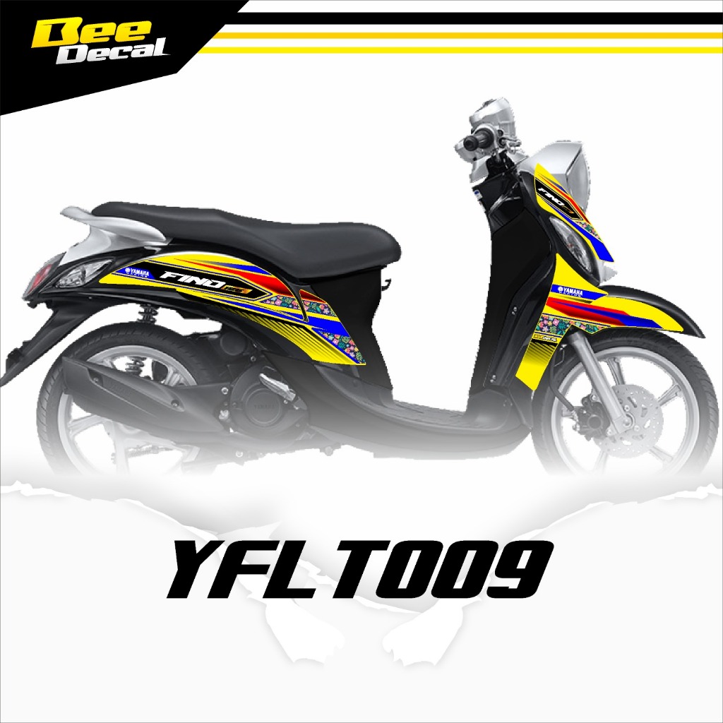 Jual Stiker Motor Yamaha Fino FI YFL T009 LITE - BEEDECAL | Shopee ...