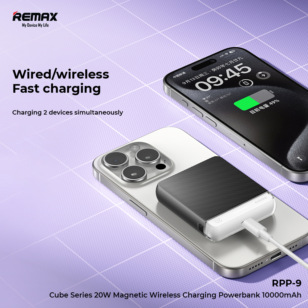 Jual Remax 20W Magnetic Wireless Powerbank 10000mAh Fast Charging RPP-9 ...