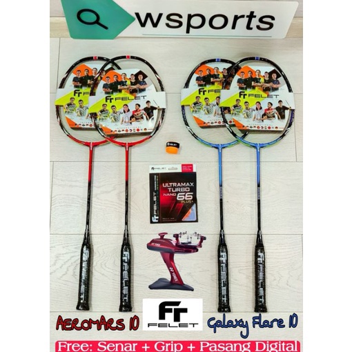 Jual KODE O15V Raket Badminton Felet AEROMARS GALAXY FLARE 1 Original ...