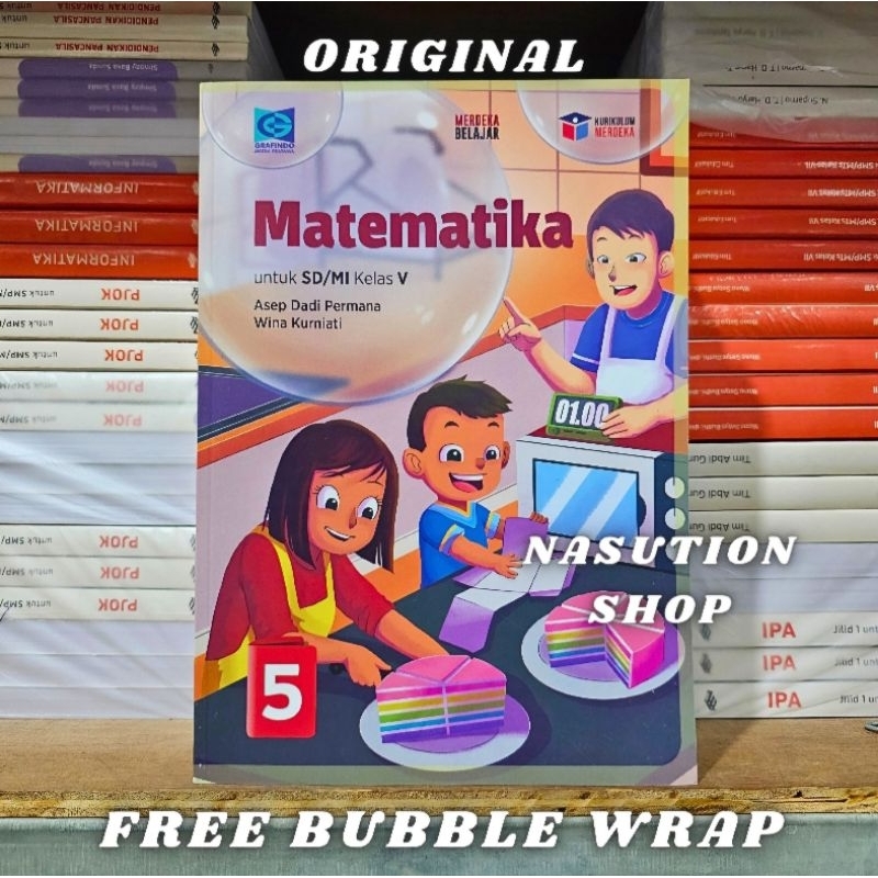 Jual Buku Matematika Kelas 1 2 3 4 5 6 SD/MI Grafindo Kurikulum Merdeka ...