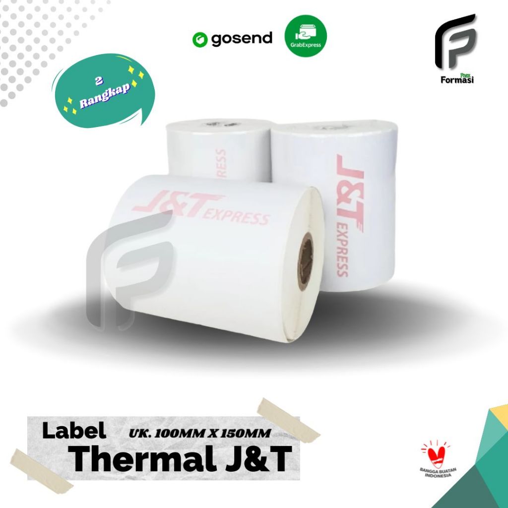 Jual Kertas Termal & Continuous Paper Thermal 100 X 150 mm Label ...