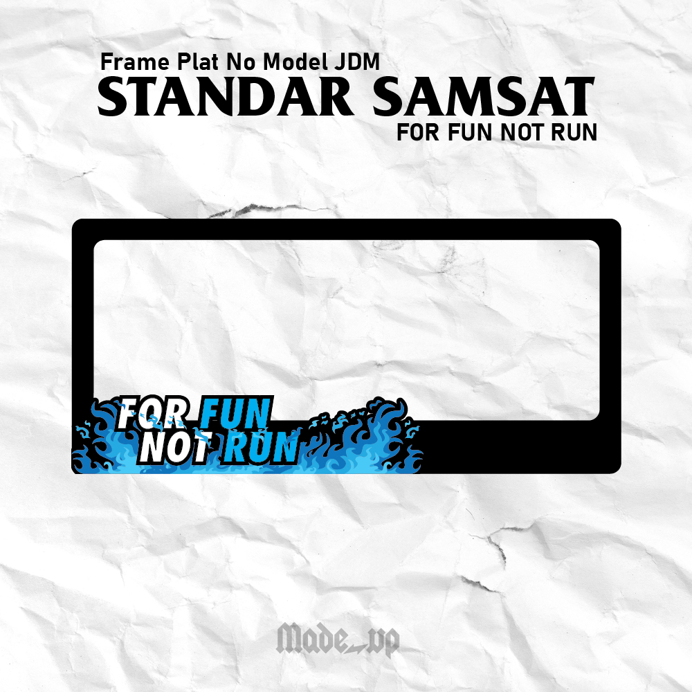 Jual FRAME PLAT NOMOR MOTOR AKRILIK MODEL JDM UKURAN PLAT STANDAR ...