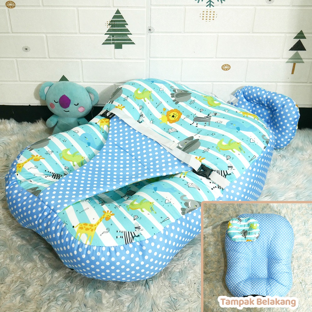 Jual Sofa Bayi Jumbo Multifungsi Dengan Gesper Pengaman Free Bantal Peyang Dan Tas Mika Merk