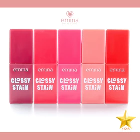 AS Emina Glossy Stain Lip Tint Liptint Gloss 3 Gr