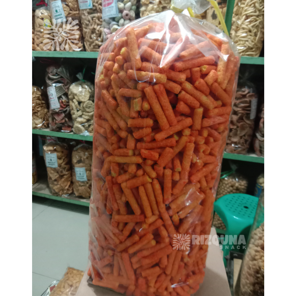 Jual 1KG Stik Balado/Aneka Snack Ringan stick balado Kiloan Bukan Merk ...