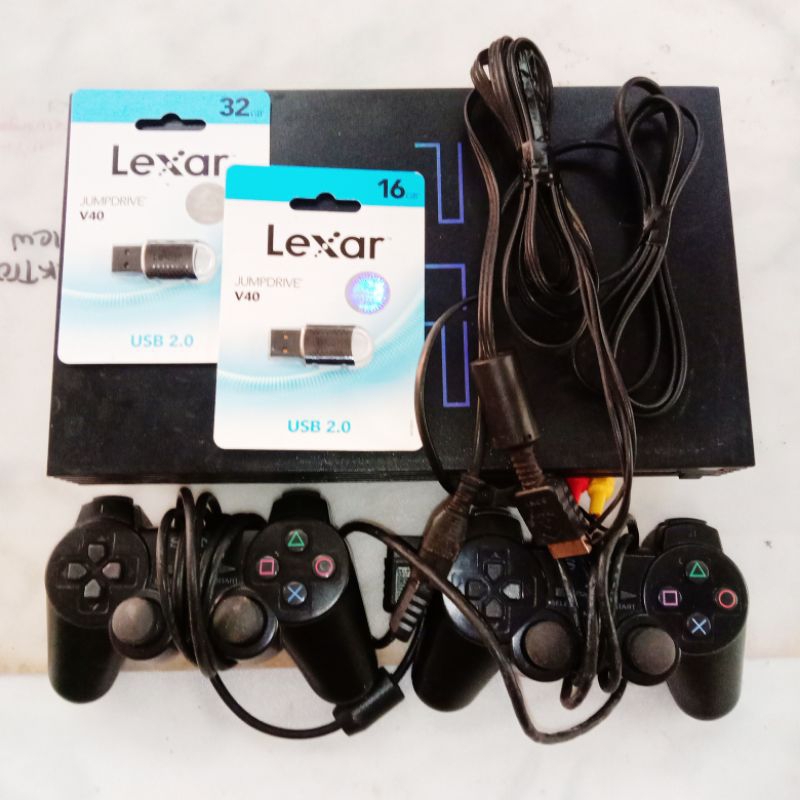 Jual Ps2 fullgame upgrade matrik 5.0 hardisk flashdisk 32gb 80 game ...