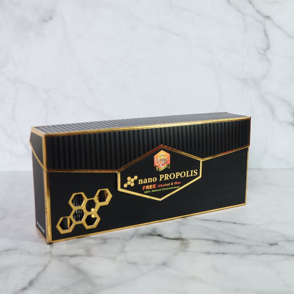 Jual imun buster alami propolis murni cair tetes premium queen bee nano ...