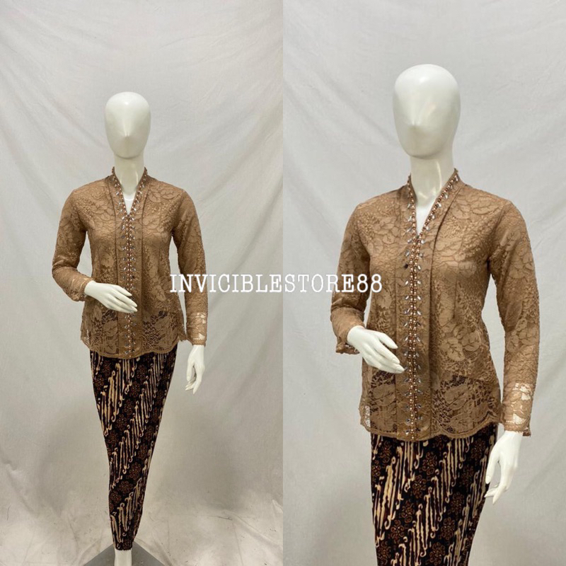 Jual Kebaya Modern / Stelan Kebaya Brukat / Kebaya Remaja Kekinian ...