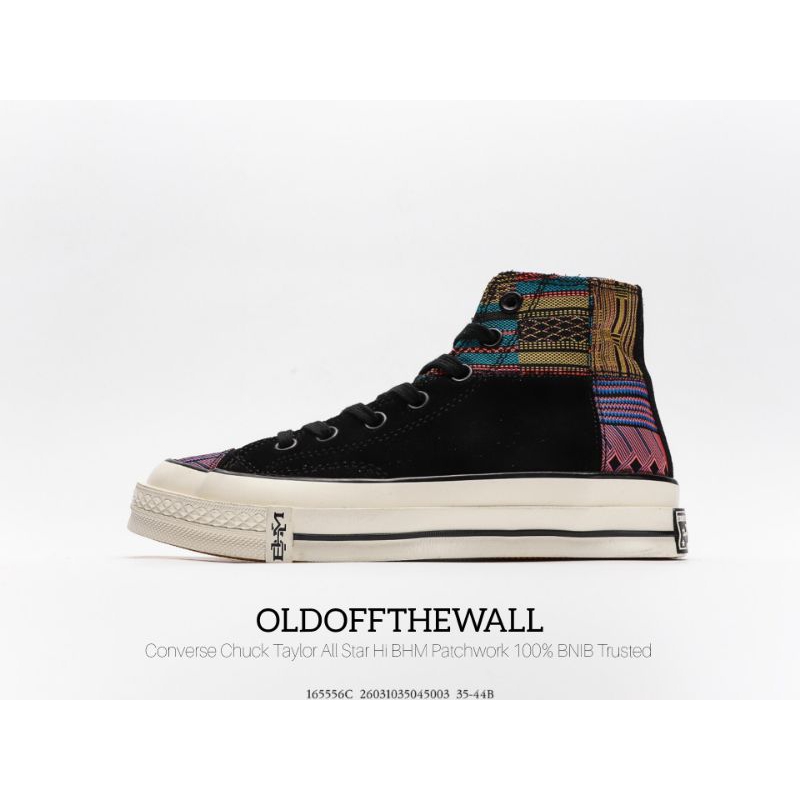 Bhm Converse Chuck Taylor 1970s Patchwork Hi SEPATU Converse Chuck