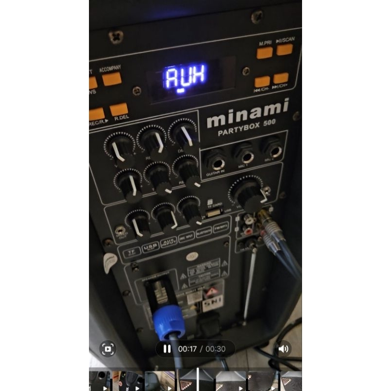 Jual Paket Speaker Aktif Pasif Party box Minami Jepang 15 inch Mixer ...