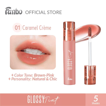 Fanbo Glossy Tint 3 5 Gr Bibir Menjadi Lebih Bercahaya Dan Plumpy Korean Make Up Look
