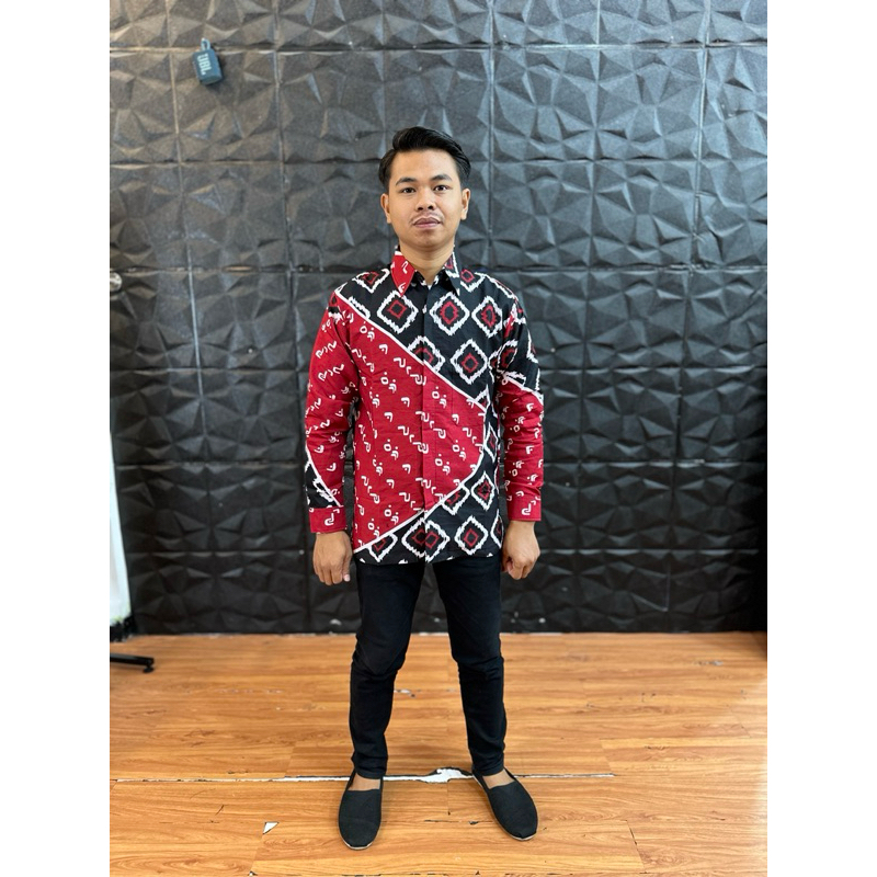 Jual Batik Lontara Khas Bugis Makassar (Pakai Furing/Lapisan) | Shopee ...