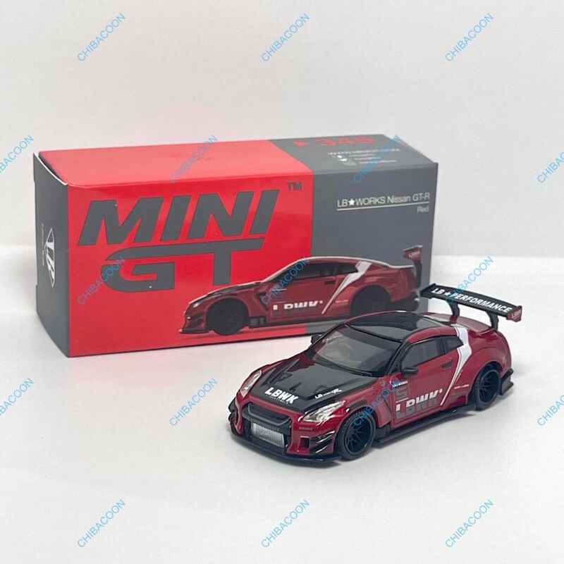 Jual Mini GT MiniGT MGT 345 LBWK Nissan GTR R35 Red | Shopee Indonesia