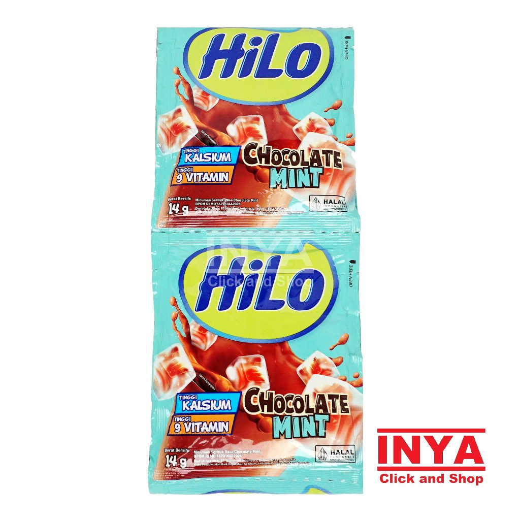 Jual Hilo Susu Chocolate Mint 10x14gr Renceng - Susu Bubuk - Milk ...