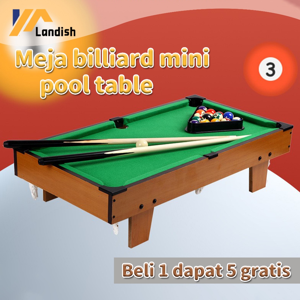 Jual Meja billiard mini pool table Billiar Mainan Meja size tabletop