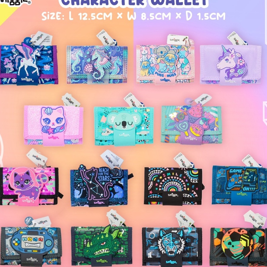 Jual Jangan Sampai Kehabisan SMIGGLE CHARACTERS WALLETS dompet anak ...