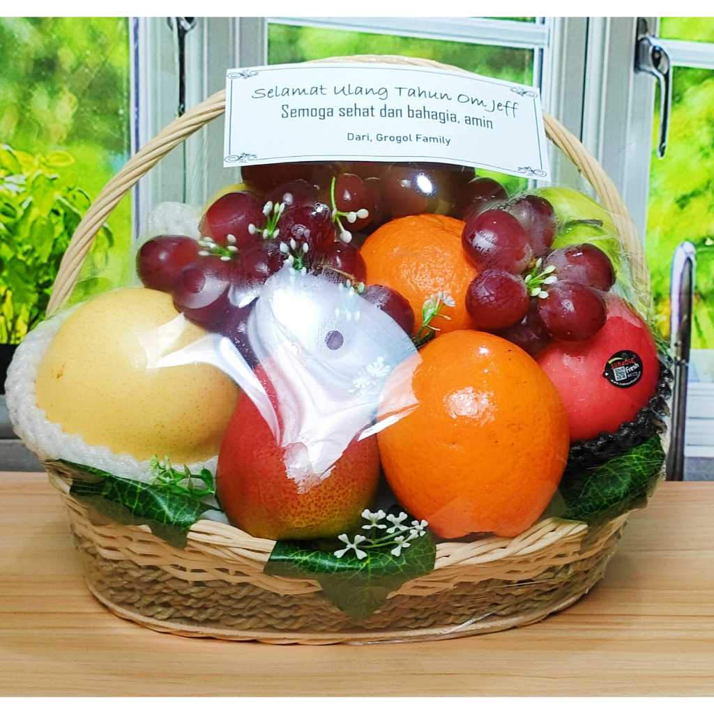 Jual Parcel buah ulang tahun|birthday hampers-HBD1 | Shopee Indonesia