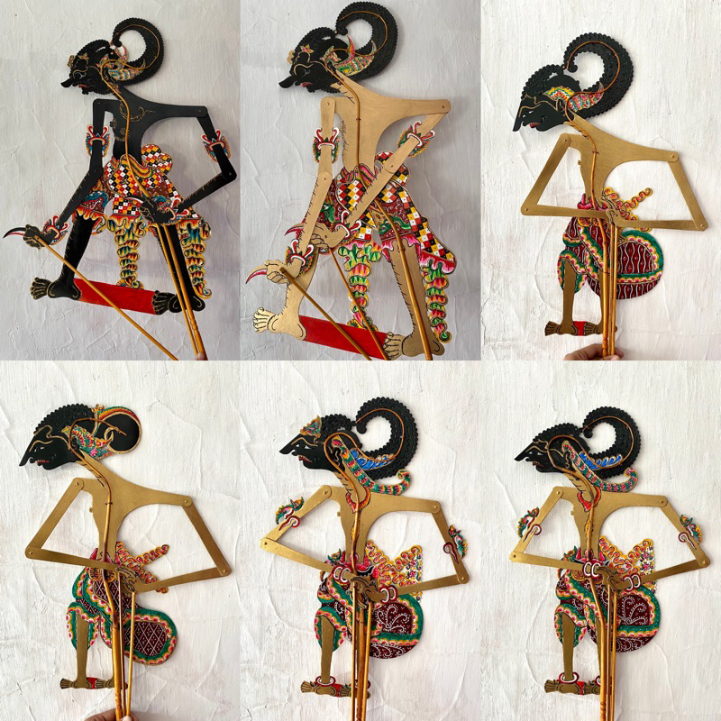 Jual TOKOH WAYANG KULIT PANDAWA LIMA BAHAN KARDUS DUPLEK KUALITAS SUPER ...