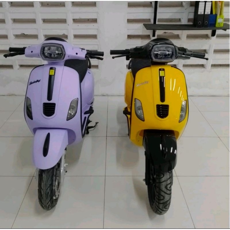 Jual Motor Listrik Uwinfly T3 Pro Vespa Molis 60V20Ah 1200W | Shopee ...