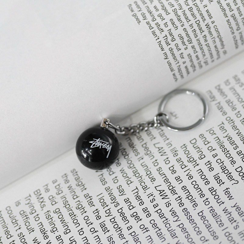Stussy ball Keychain