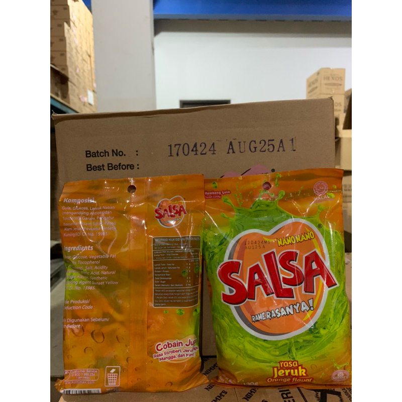 Jual Nano Nano Salsa Rasa Jeruk Kemasan Sak isi 56 butir. | Shopee ...