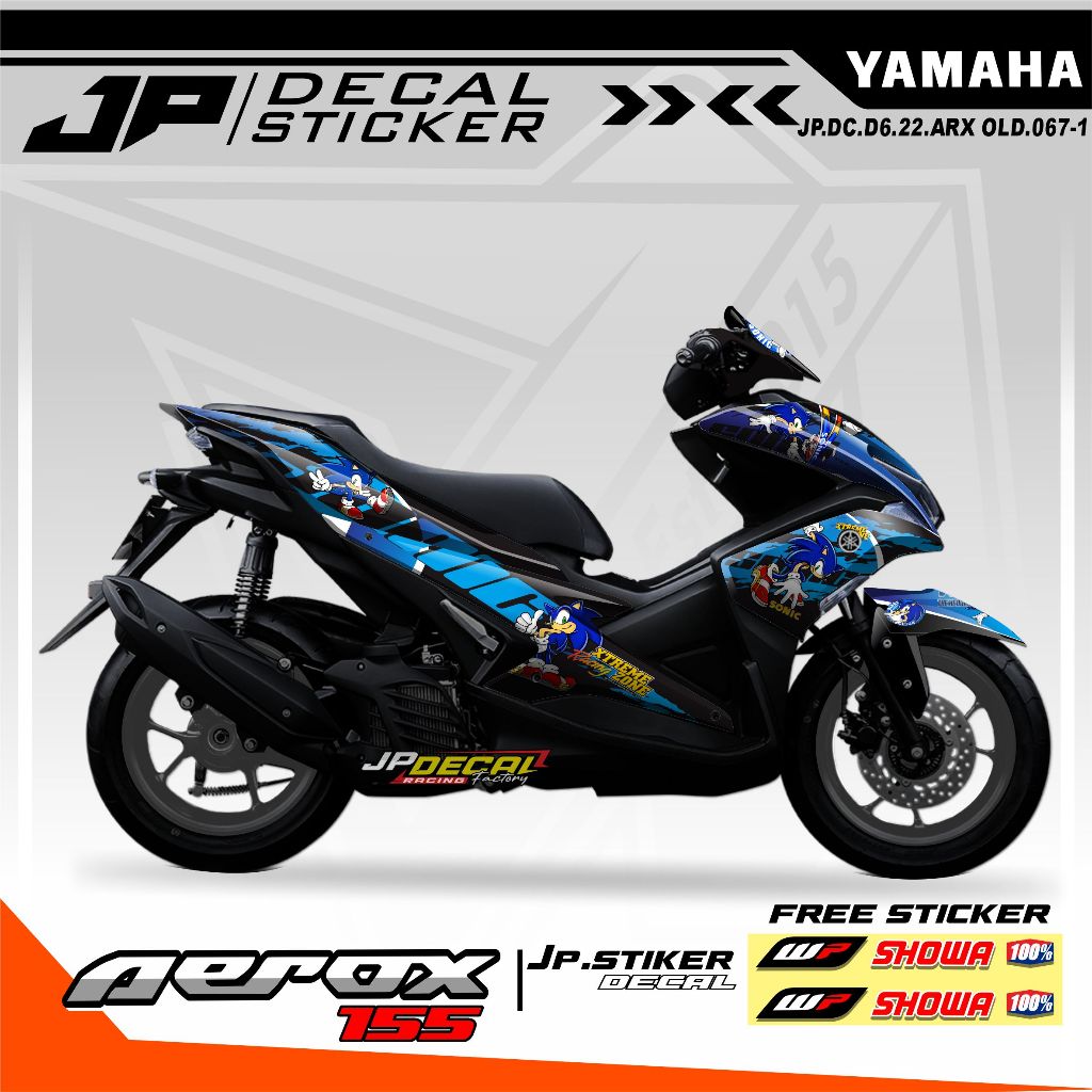 Jual Sticker Dekal AEROX 155 OLD Full body Stiker Variasi Yamaha Aerox ...
