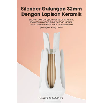 SAMONO Catokan Curly Automatic Catokan Keriting Keramik SW HC10