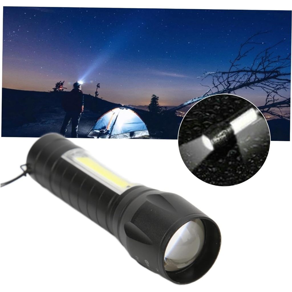Lampe Frontale Rechargeable USB - COB + LED XPE Q5, Choix De 2/3/5/10 Pièces, Batterie 18650 Intégrée