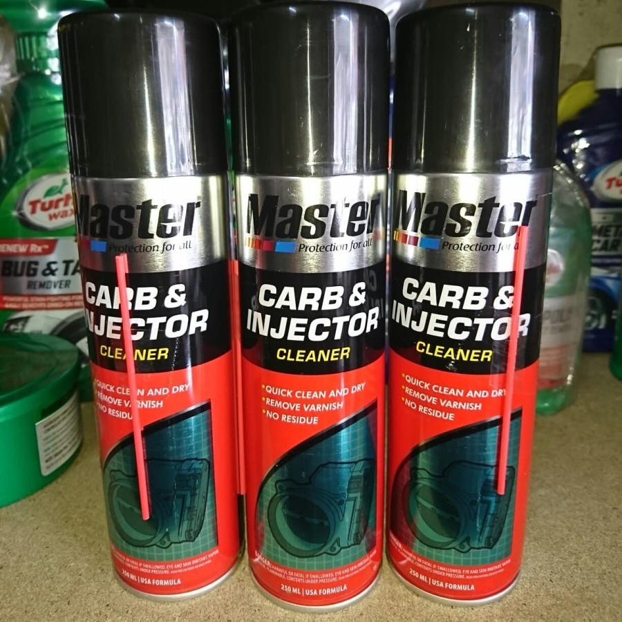 Jual KUALITAS TINGGI Master Carb Injector Cleaner 250 ml pembersih ...