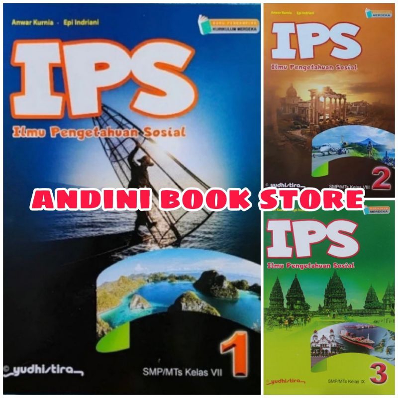 Jual BUKU IPS KELAS 7 8 9 SMP/MTs YUDHISTIRA KURIKULUM MERDEKA | Shopee ...