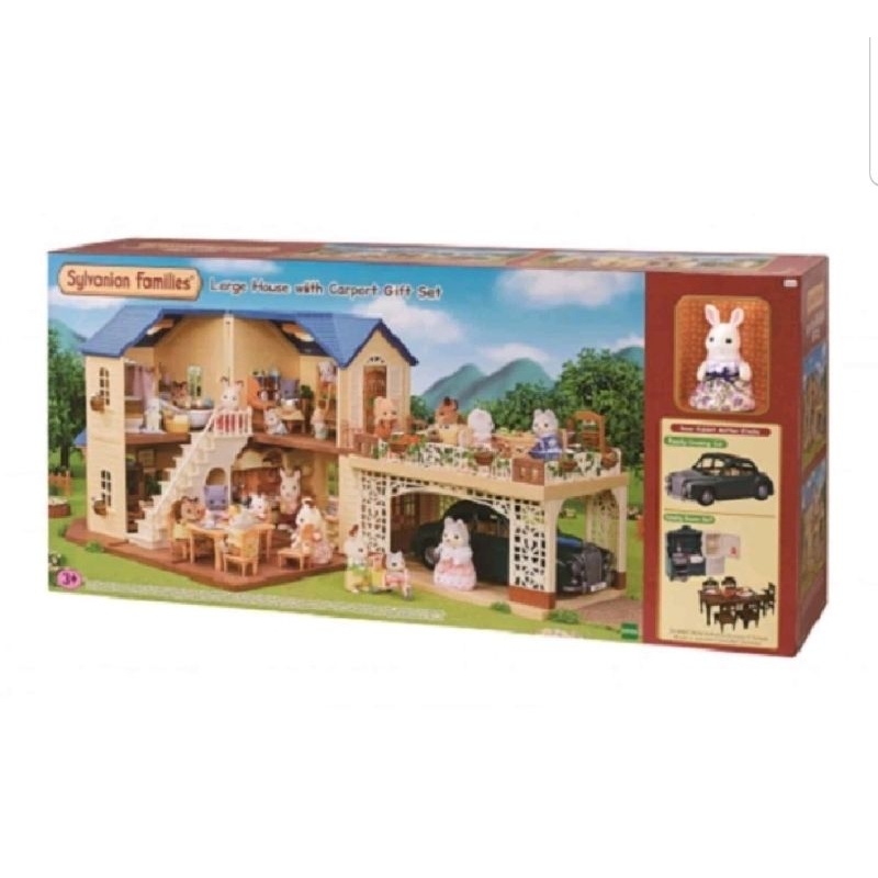 Jual Sylvanian Families Large House Carport Gift | Shopee Indonesia