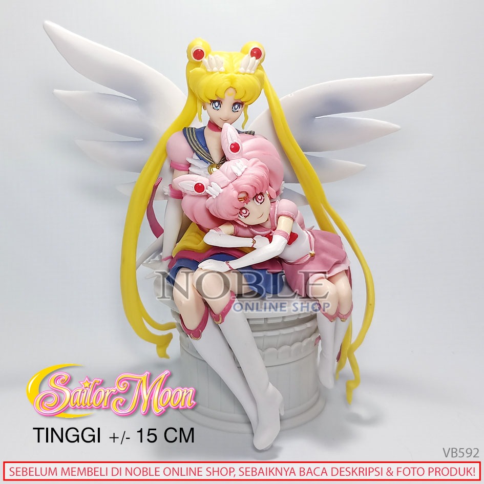 Jual Sailor Moon dan Chibi-Usa Action Figure Ibu Anak Sailor Mini Moon ...