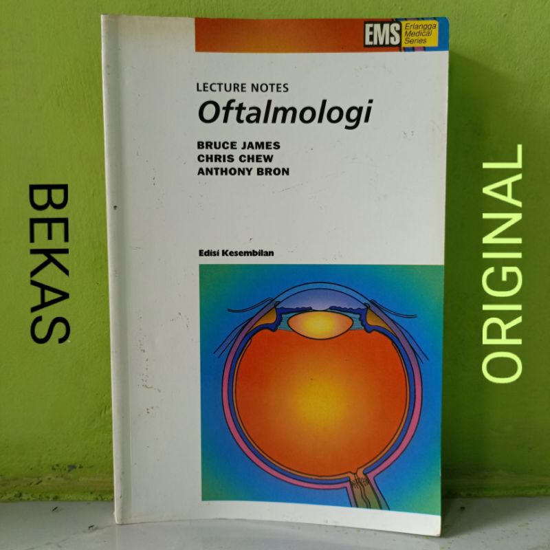 Jual Buku Lecture Notes OFTALMOLOGI Edisi Kesembilan 9 IX - Bruce James ...