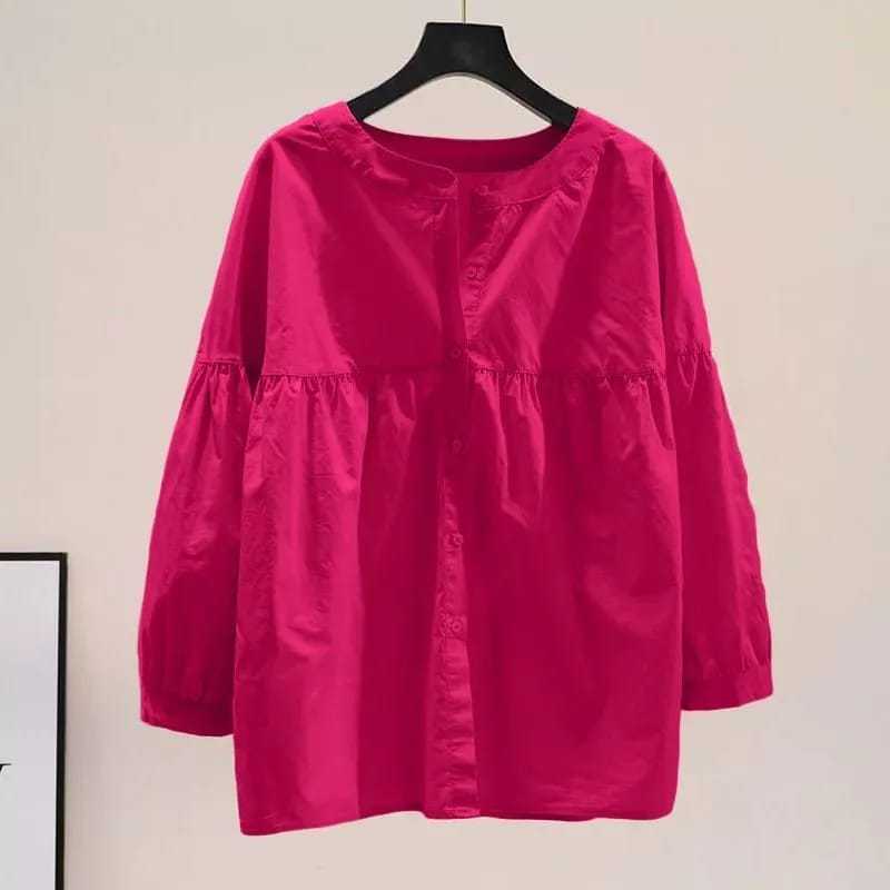 Jual SEVEN.CLOTH - Mevy Shirt / Oversize /Jumbo / Atasan / Blouse ...