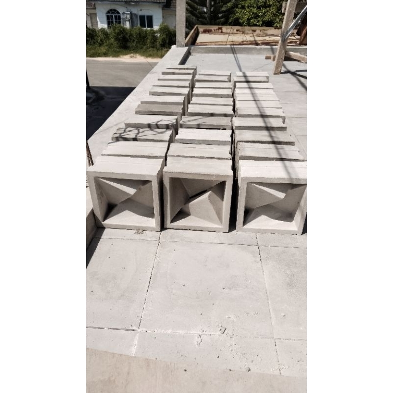 Jual Batu Roster Beton Motif Triangle | Shopee Indonesia
