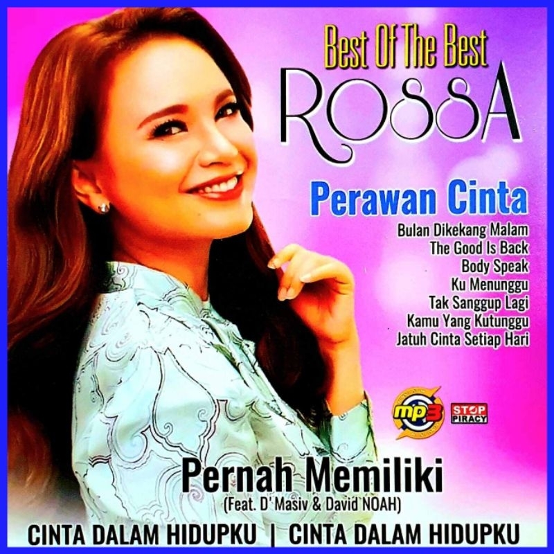 Jual KASET MP3 LAGU ROSSA GREATEST HITS - KASET MP3 LAGU POP INDONESIA ...