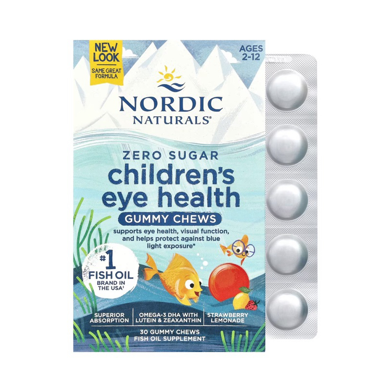 Jual Nordic Naturals Children’s Eye Health Gummies Ages 212 Strawberry