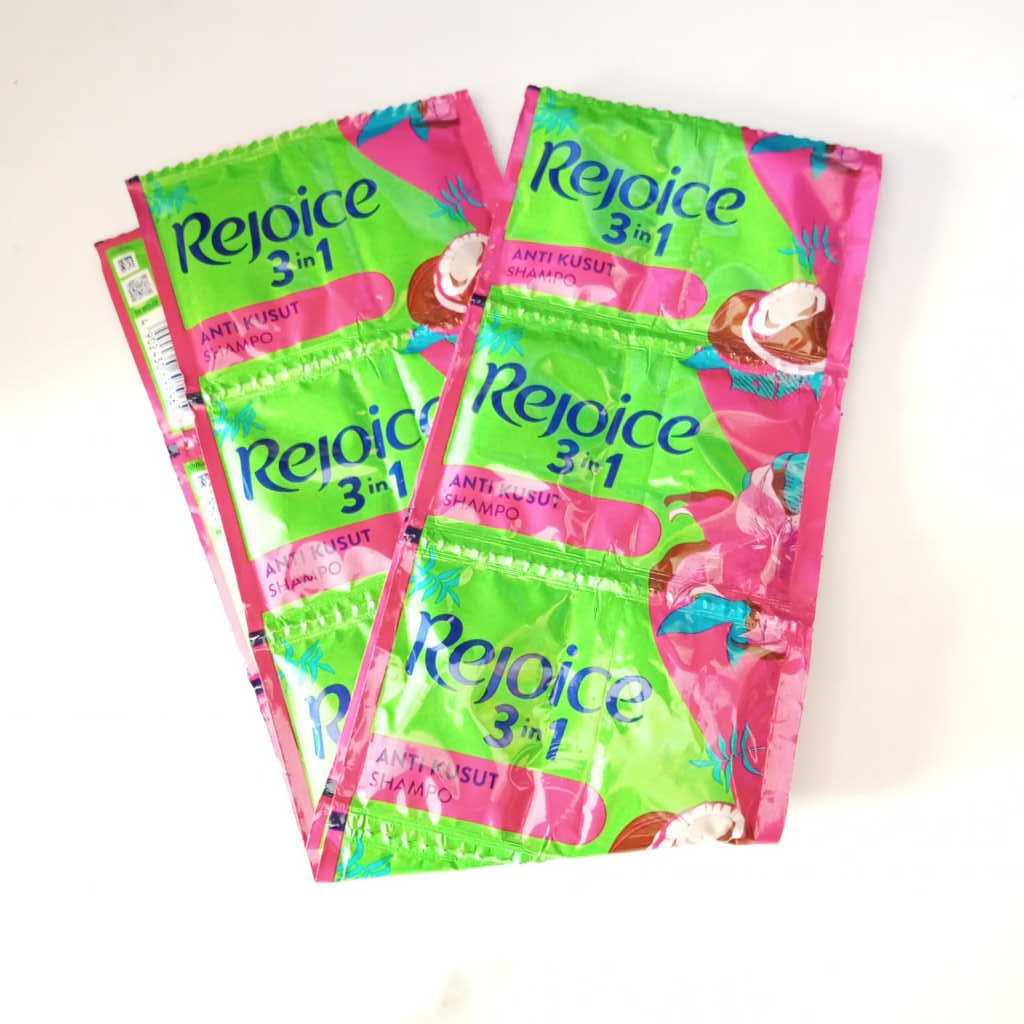 Jual (1Renceng Isi 12 Sachet) SHAMPOO REJOICE 1 RENCENG ISI 12 SACHET ...