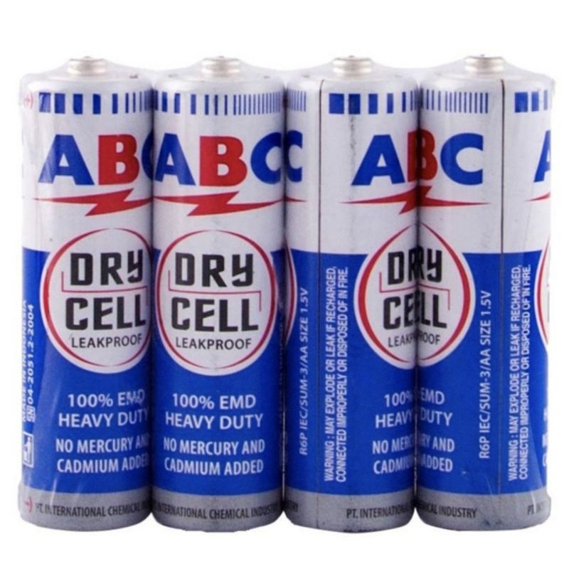 Jual BATERAI ABC AA,R14,R29 | Shopee Indonesia