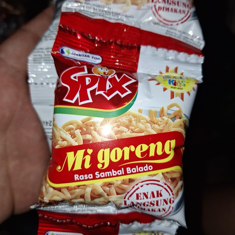Jual SPIX Mi goreng sambal balado 9gram renteng | Shopee Indonesia
