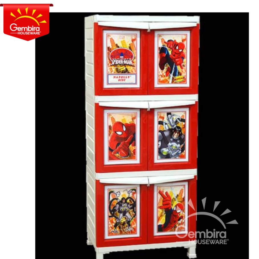 Jual LEMARI PL NAPOLLY BCBC 163 SPIDERMAN | Shopee Indonesia