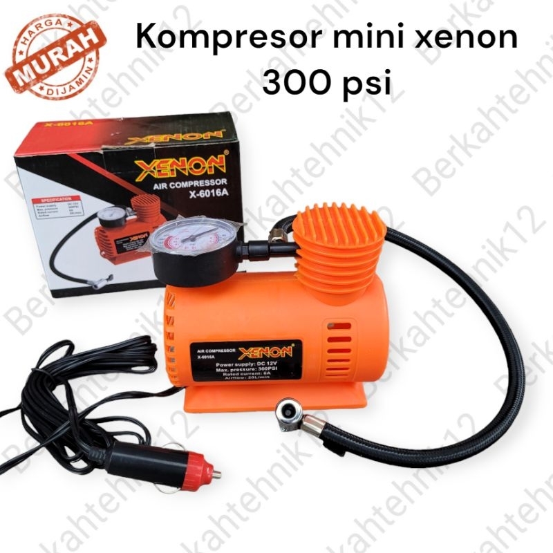 Jual compressor Mini Listrik 300 psi xenon , kompresor mini cat, pompa ...