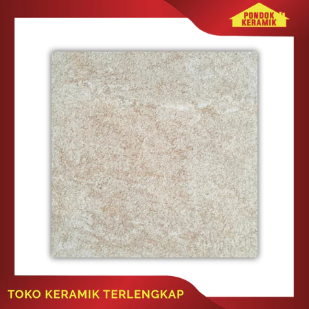 Keramik Lantai Habitat 50x50 Waverock Sand Motif Natural Stone