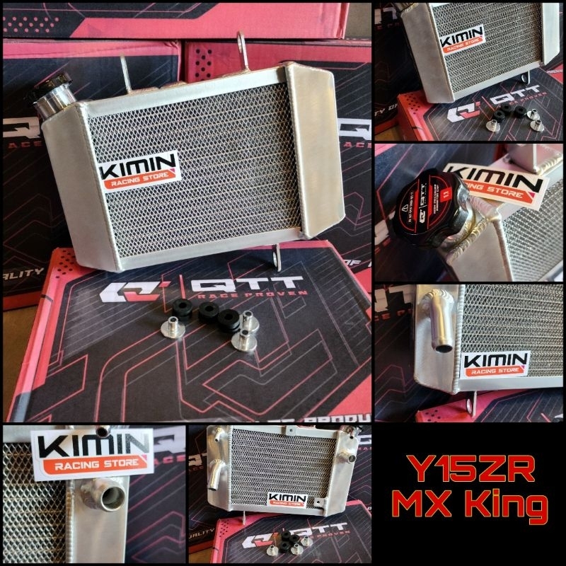Jual Radiator QTT MX King / Exciter FLAT- Alumunium - QTT Racing 2ply ...