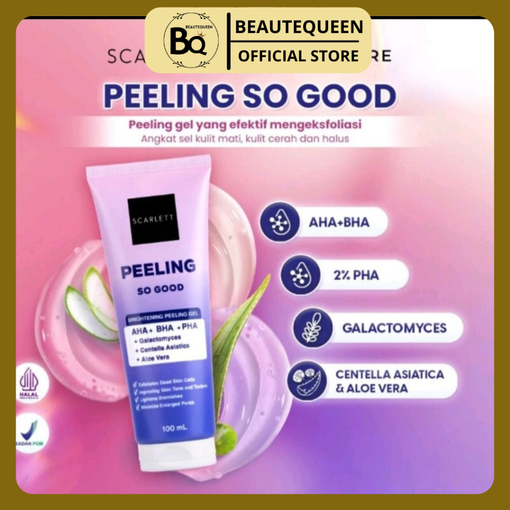 Jual Scarlett Whitening Peeling Gel Peeling So Good | Brightening ...